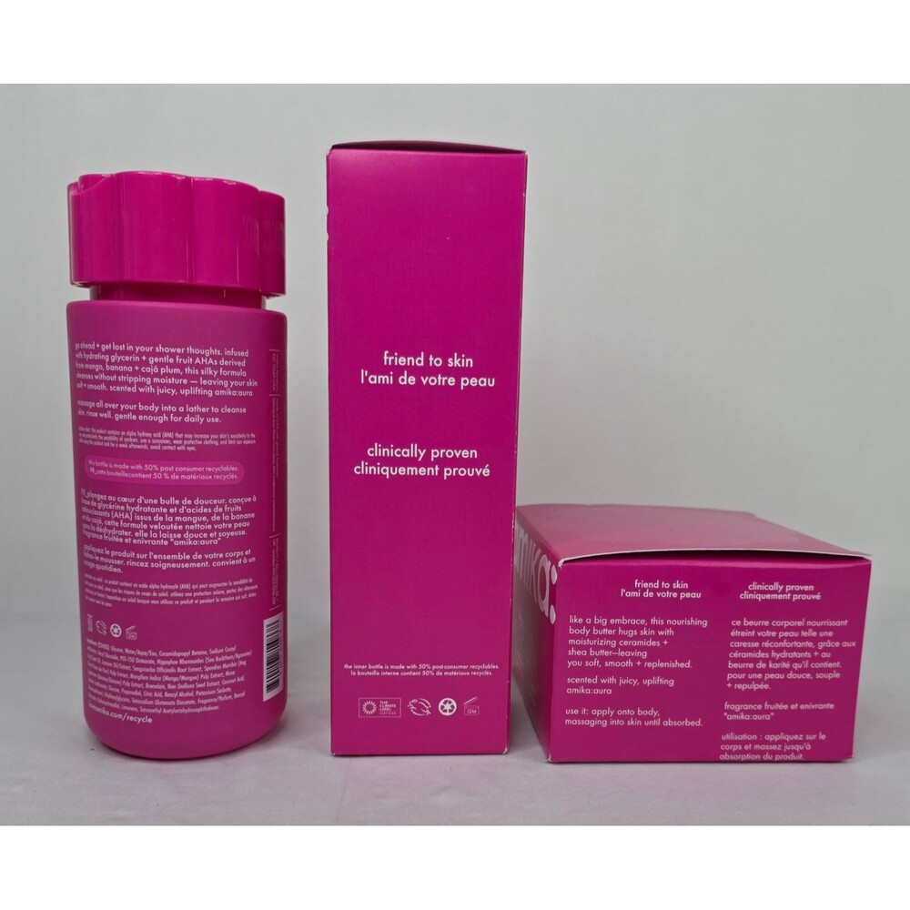 Amika Aura Body Care 3 pc Set | Body Wash, Body Oil, & Body Butter - Picture 2 of 10